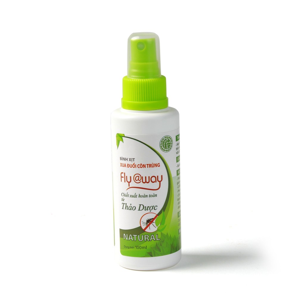 ✔️️️Xịt Fly Away chống muỗi tinh dầu sả 100ml