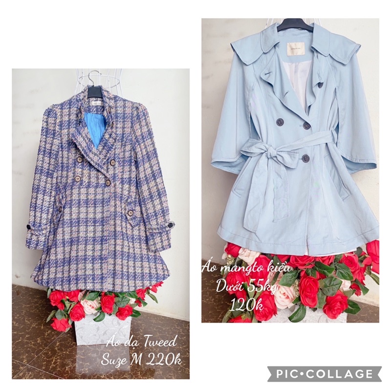 Áo khoác mangto kiểu