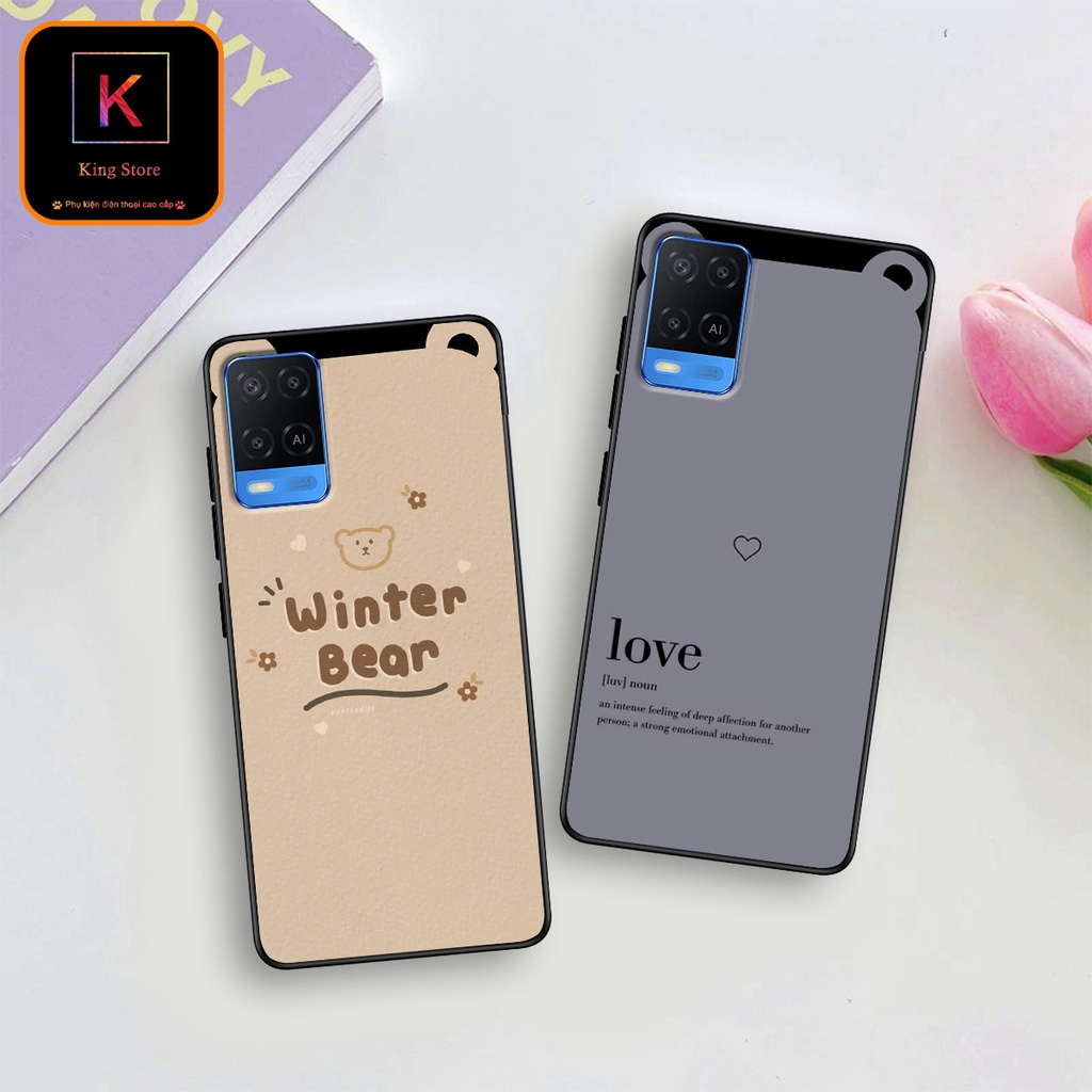 Ốp lưng Oppo A54 - Oppo A54 5G - Oppo A54s - Ốp in hình Tai thỏ - Chất liệu TPU cao cấp