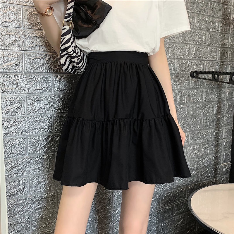 Chân Váy Ngắn Lưng Cao Co Giãn Dễ Phối Đồ Phong Cách Mới Mùa Hè