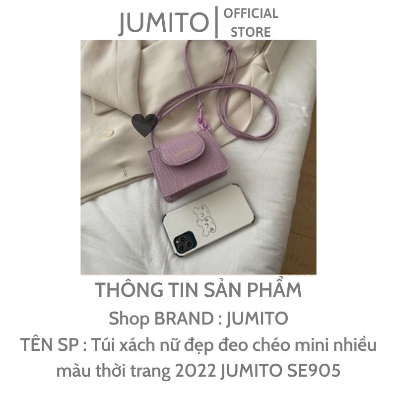 Túi xách nữ đẹp đeo chéo mini nhiều màu thời trang 2022 JUMITO SE905