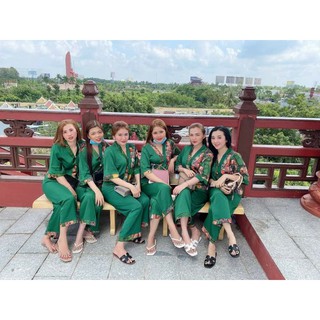 Bộ đi chùa lụa vân hàng cao cấp