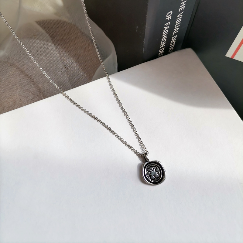 Dây Chuyền Mặt Hình Gấu Thời Trang Đường Phố Đơn Giản 22686