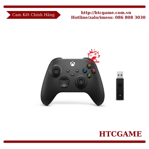 TAY CẦM CHƠI GAME MICROSOFT XBOX SERIES X KÈM WIRELESS ADAPTER (MÀU ĐEN)