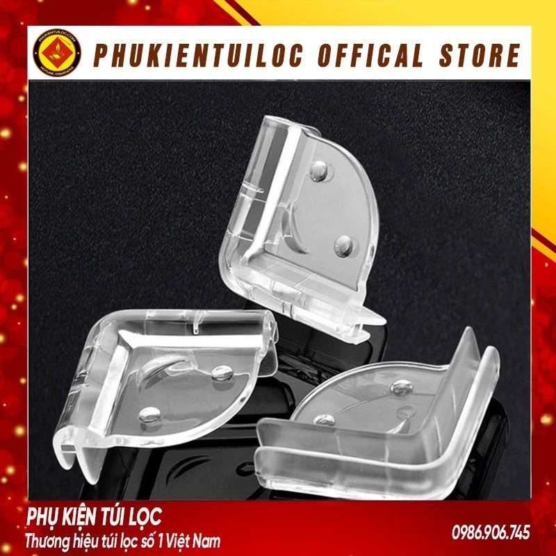 Miếng Silicon Bọc Cạnh Bàn, Bịt Che Góc Nhọn TRONG SUỐT- Tránh Va Đập Cho Bé (Trái Tim/Mặt Cười/Đầu Tròn)