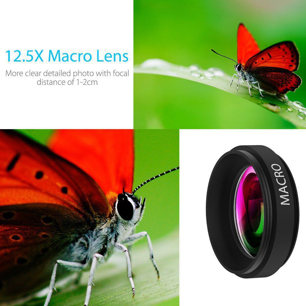 Ống kính zoom quang học di động đa năng Macro chuyên nghiệp cho iPhone 6S IPhone 7 HTC Xiaomi Samsung