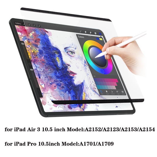 Magnetic Paperlike Removable Screen Protector Film for iPad Air 4 5 10.9 Pro 11 12.9 mini 6 9.7 10.2 10.5 Air 1 2 Detachable Reusable Anti-glare/Matte Film