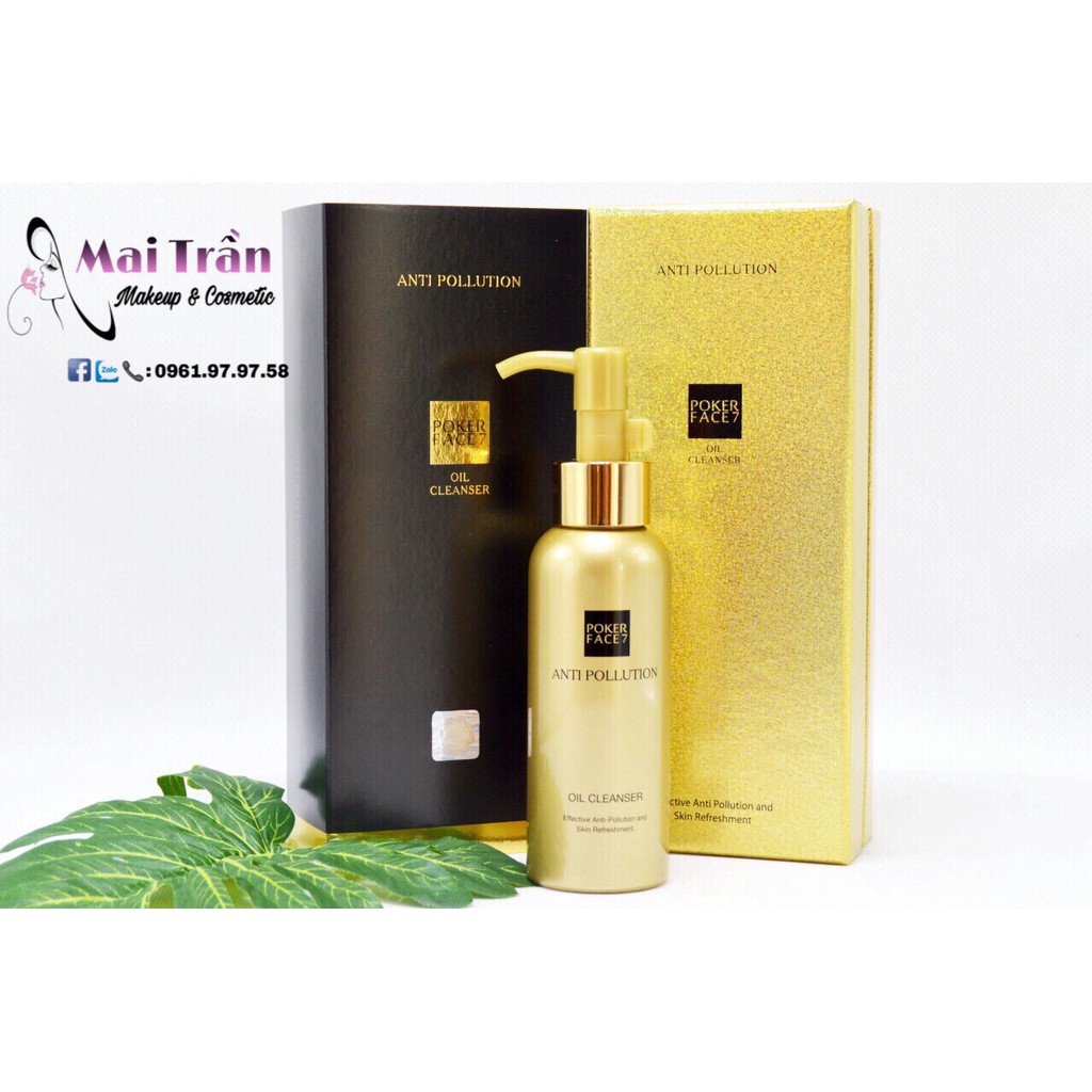 Dầu tẩy trang Poker Face 7 Anti Pollution Oil Cleanser