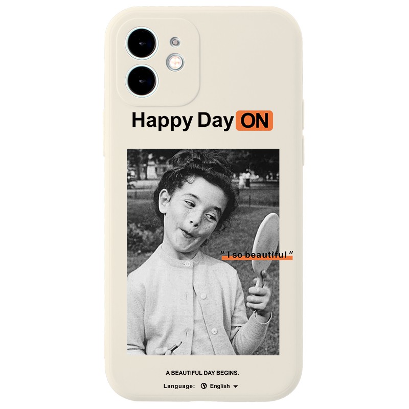 Ốp lưng JURSUE chống bẩn hình dễ thương đẹp ngộ nghĩnh cho iPhone 13 12 11 Pro Max SE 2020 X XR XS ip 8 7 6 6S Plus Y352