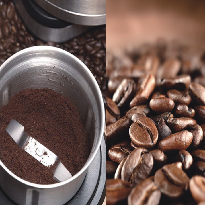 Máy xay cà phê và các loại hạt, gia vị DSP KA3001, công suất 200W - Nút điều khiển dạng bấm