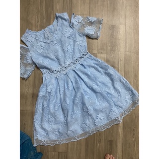 2hand đầm xanh kiểu