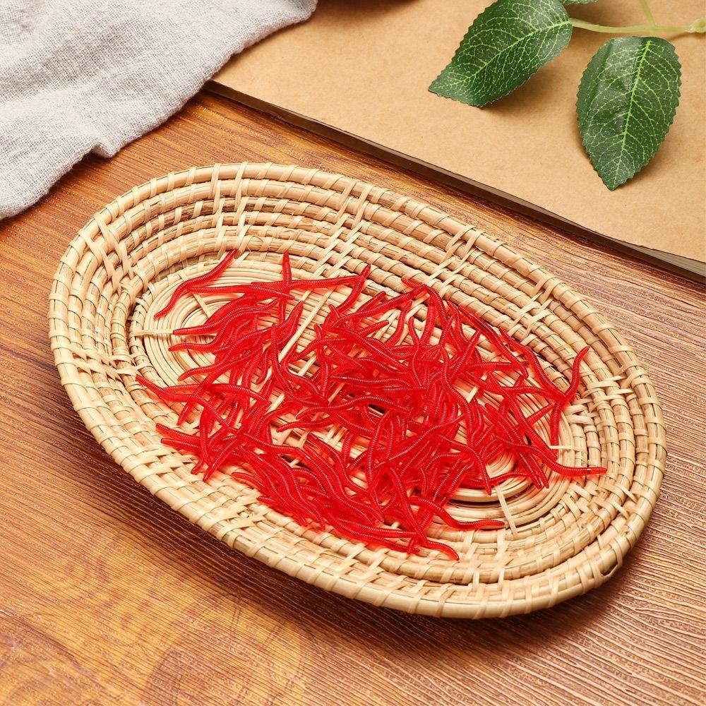 Set 50 / 100 Mồi Câu Cá Giả Bằng Silicone