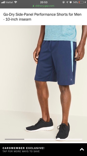 Quần Short Nam Thể Thao Nhiều Mẫu