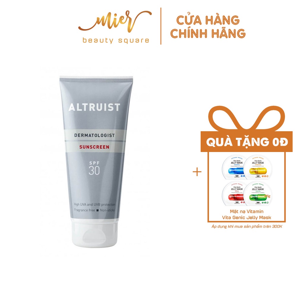 Kem Chống Nắng Quang Phổ Rộng Bảo Vệ Da Altruist Dermatologist Sunscreen SPF30 200ml