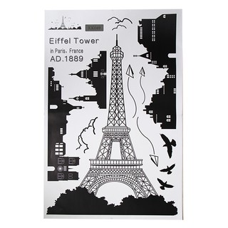 Freeship 99k TQ_bán sỉ Decal Tháp Eiffel mã số 002