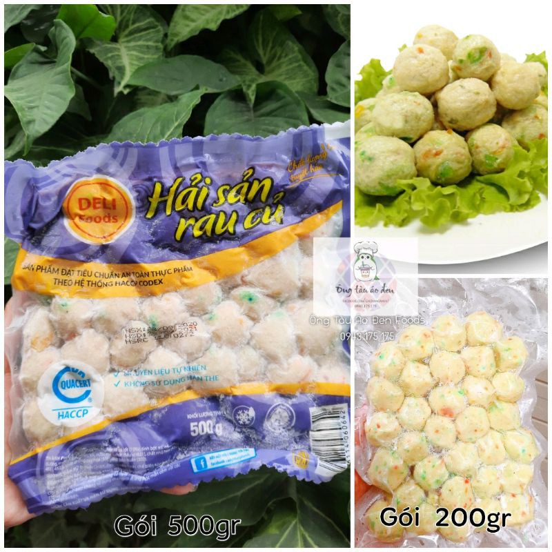 Viên hải sản rau củ LC 500gr