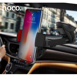 Giá Đỡ Điện Thoại Trên Xe Hơi Hoco CAD01 Xoay 360 Độ - BH 3 Tháng - Hưng Long PC