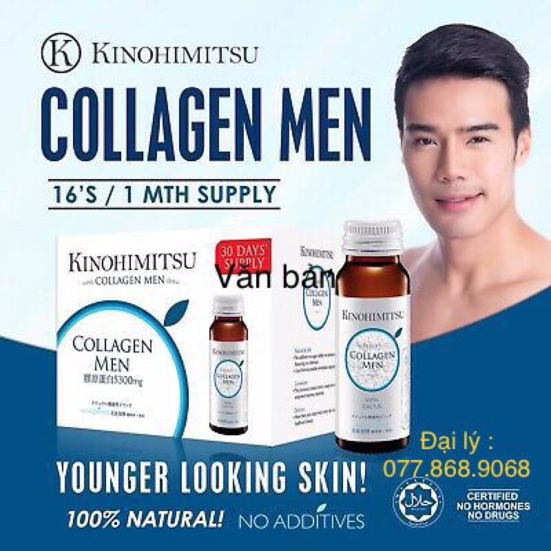 Nước uống đẹp da cho nam, KINOHIMITSU MEN