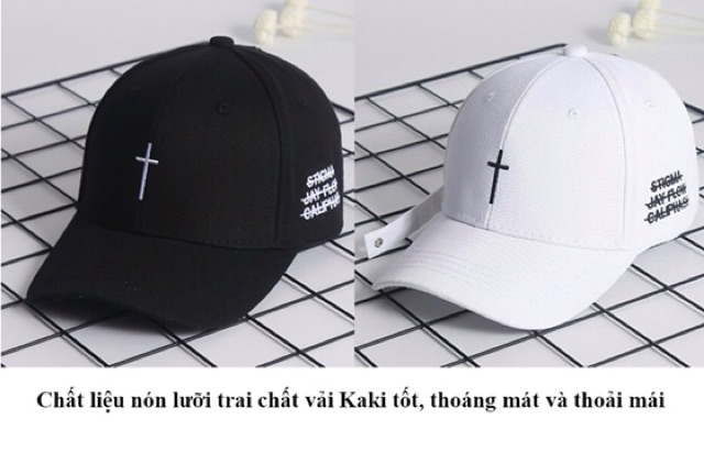 NÓN KẾT ĐUÔI - chữ thập
