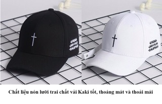 NÓN KẾT ĐUÔI - chữ thập