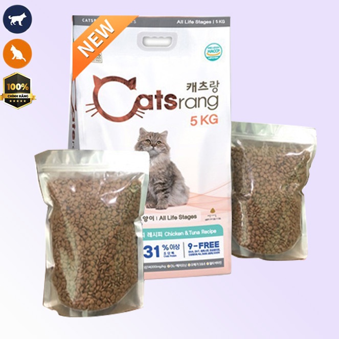 Catrang hạt quốc dân dành cho các bé mèo trên 2 tháng tuổi túi zip 1 kg