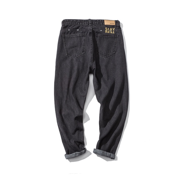 [Có ảnh thật ] quần jeans baggy Hàn Quốc A205 | BigBuy360 - bigbuy360.vn
