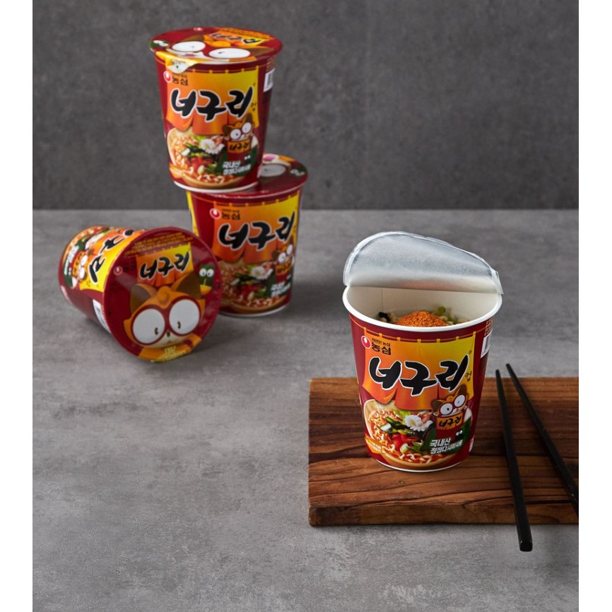 [NONGSHIM] MỲ GẤU TRÚC NEOGURI 62G - [농심] 너구리 컵 62G