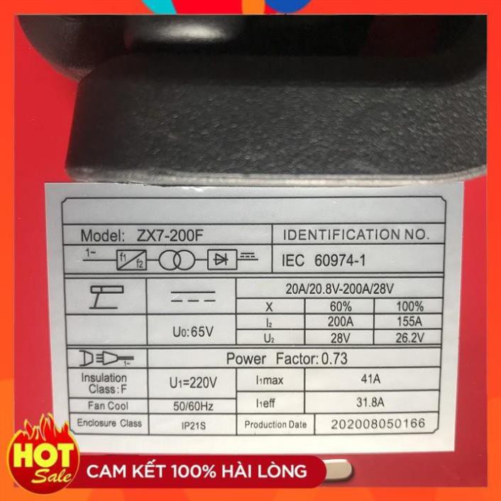 [Hàng Xịn]Máy Hàn Sasuke 200F trọng lượng máy 2,5kg