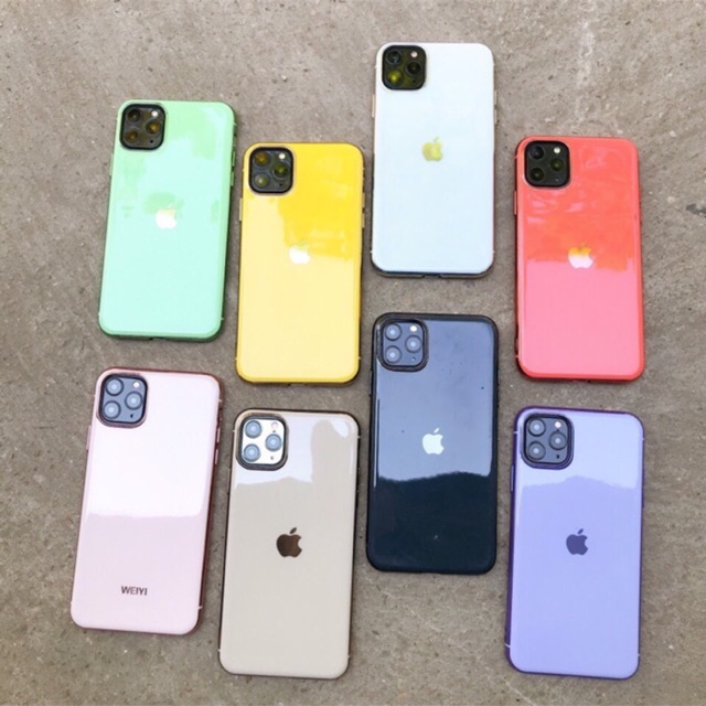 Ốp VU CASE màu viền bóng IP11/ Ip11pro/ Ip11 PRO MAX -