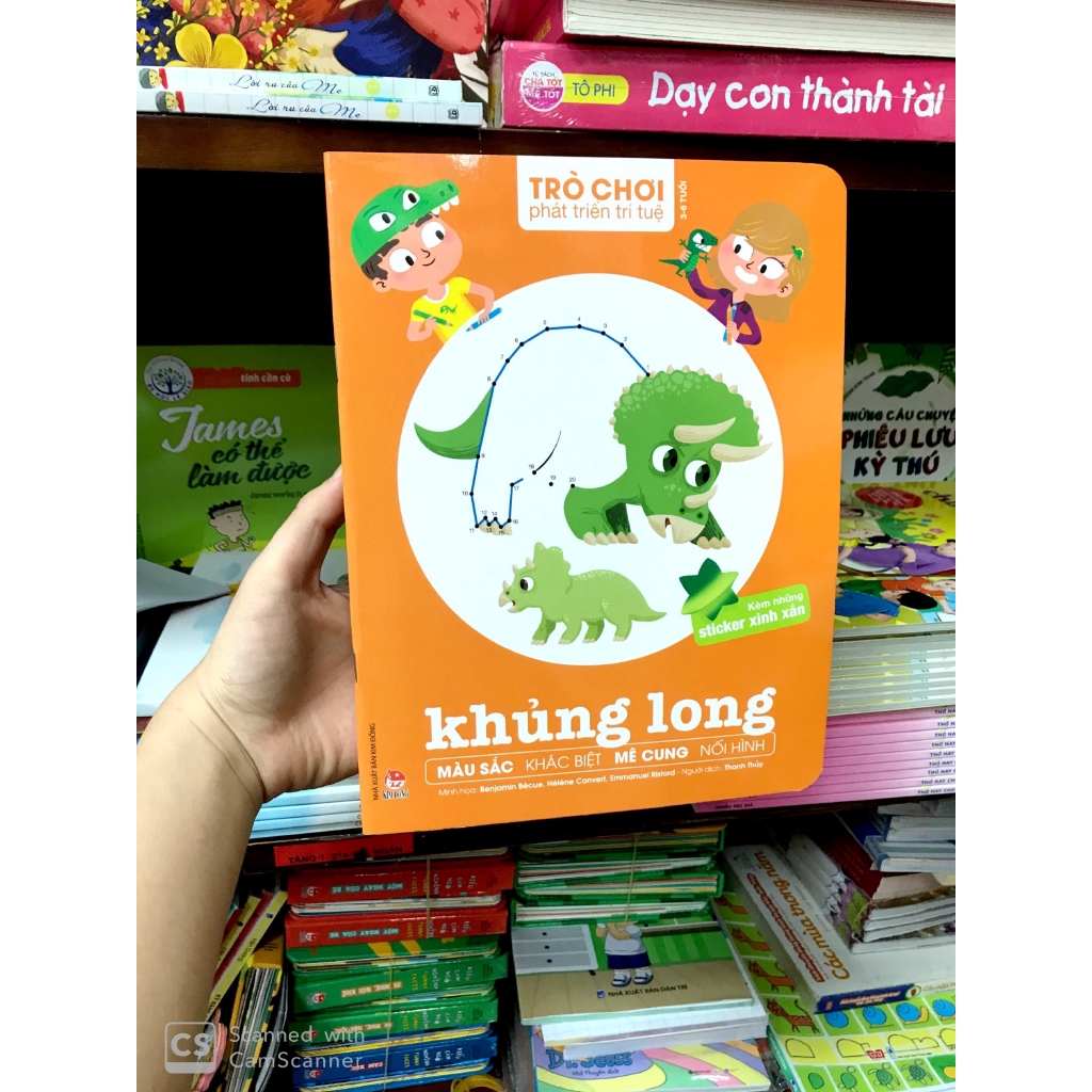 Sách - Trò Chơi Phát Triển Trí Tuệ: Khủng Long