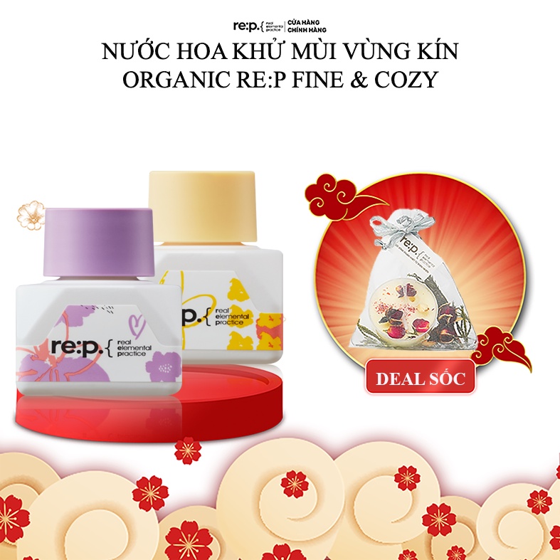 Nước Hoa Vùng Kín Organic RE:P Natural Herb Inner Balance 5ml (Có che tên)