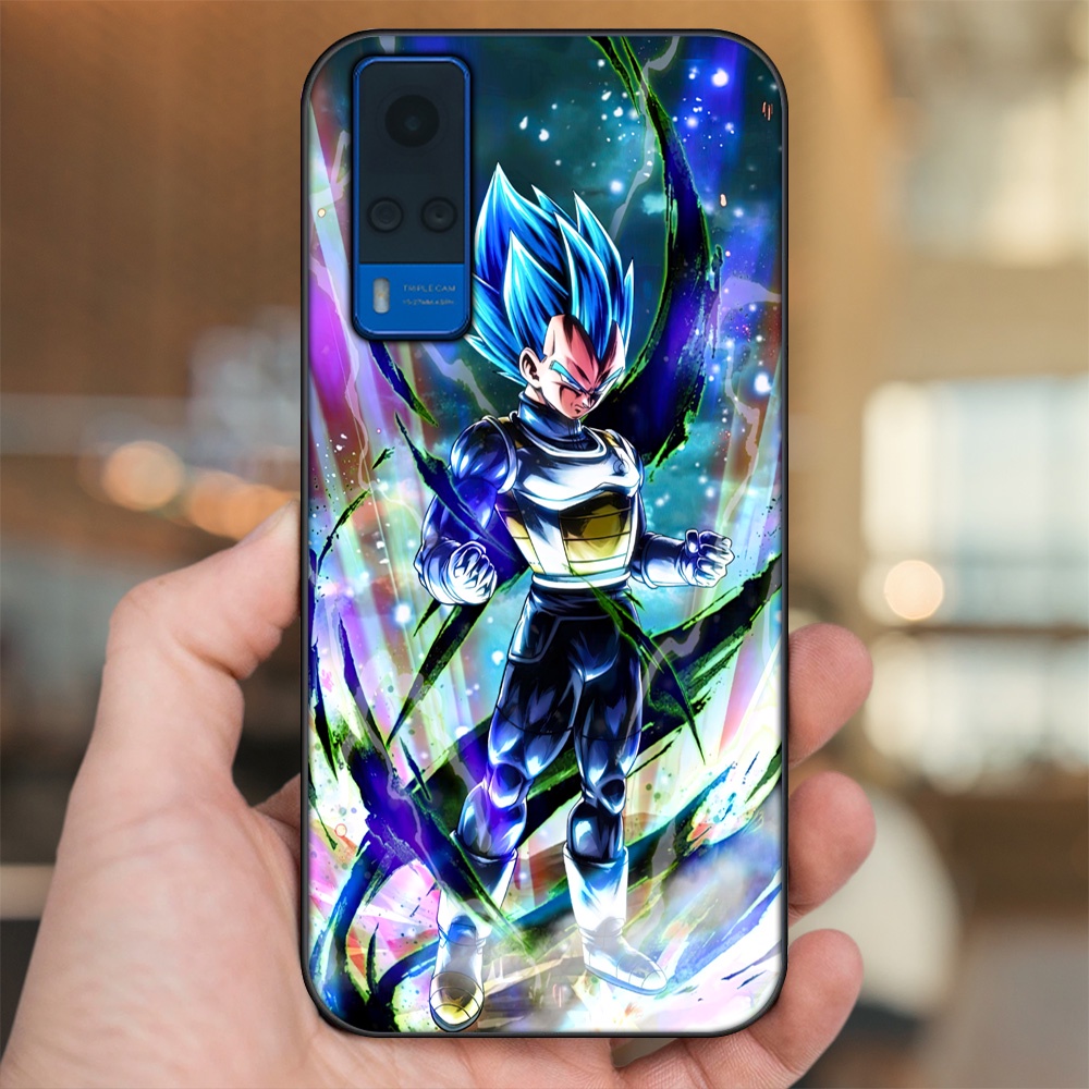 Ốp lưng Vivo Y51 2020, Y53s viền đen in hình Vegeta Dragon Ball