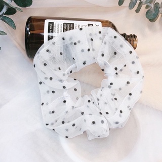💋CỘT TÓC SCRUNCHIES VOAN CHẤM BI 💋