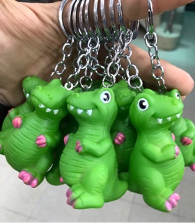 (SỈ) MÓC KHOÁ THÚ KÊU (1 chùm 10 con)