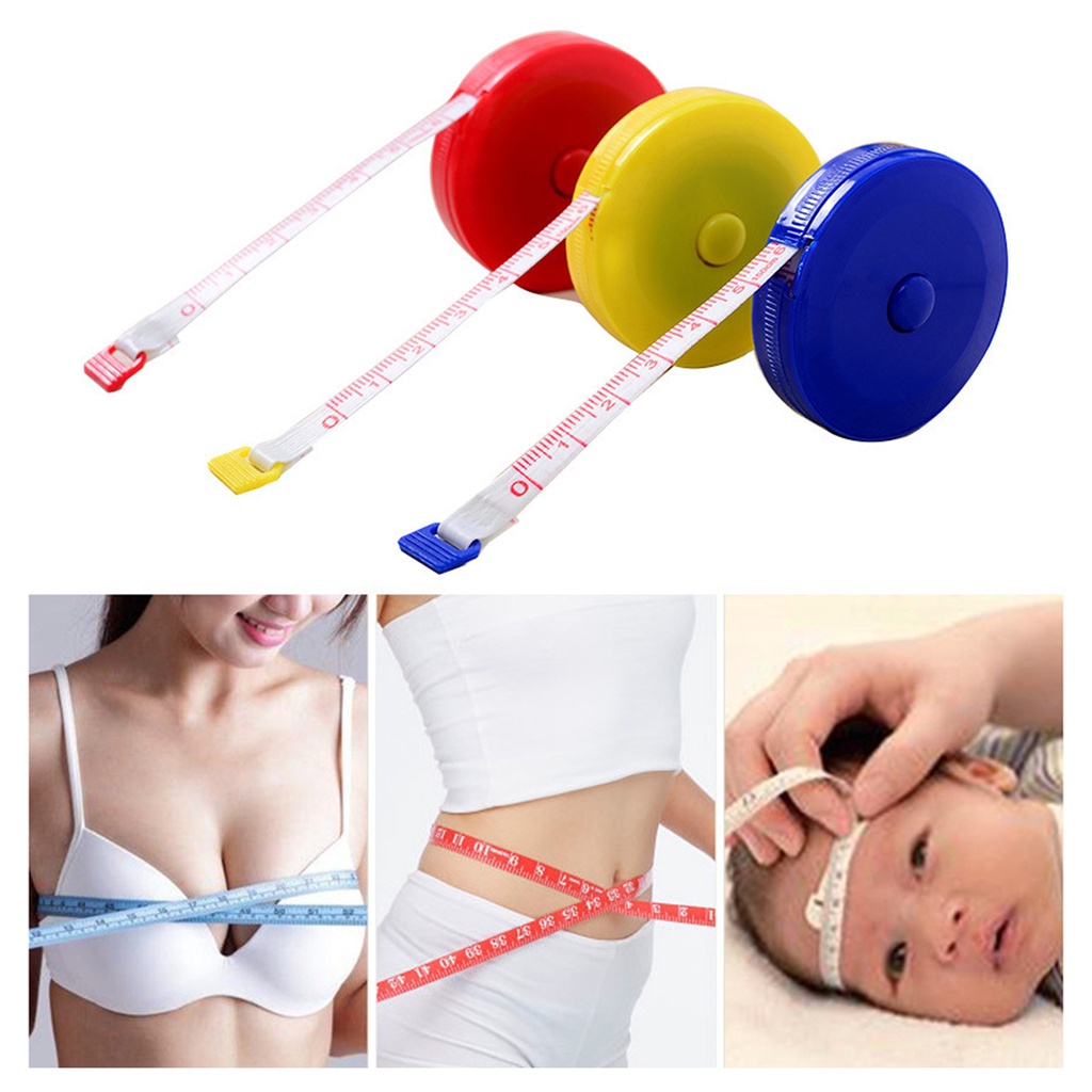 Thước Dây Mini Đo Lường Tự Động 1.5m Cho Thợ May