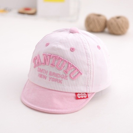 Mũ lưỡi trai cho bé  kẻ sọc thêu chữ thời trang phong cách hàn quốc cho bé 3-12 tháng