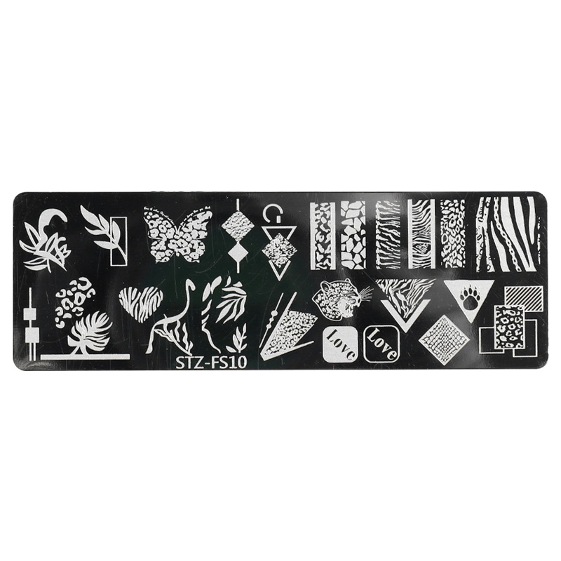 Khuôn Trang Trí Móng Tay Nghệ Thuật DIY Họa Tiết Hoa / Động Vật Xinh Xắn