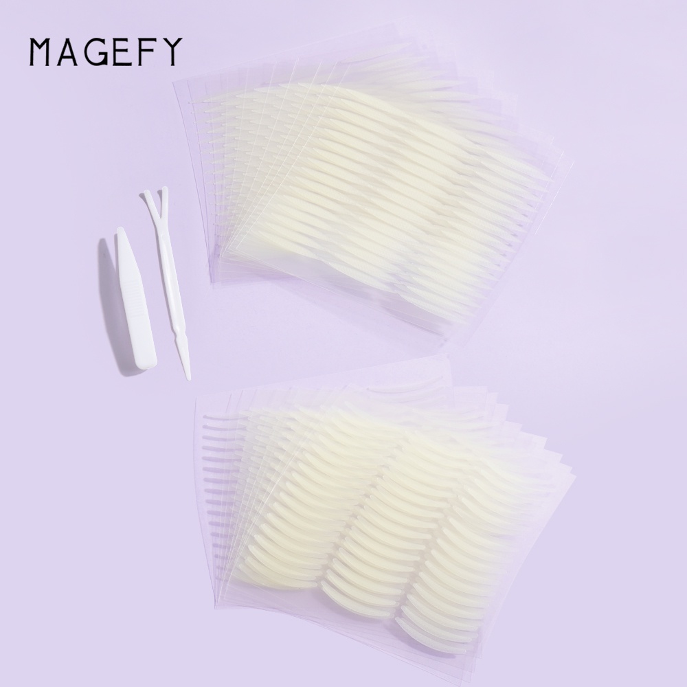 Set 20 miếng dán kích mí vô hình MAGEFY kèm nhíp và nĩa hình chữ y