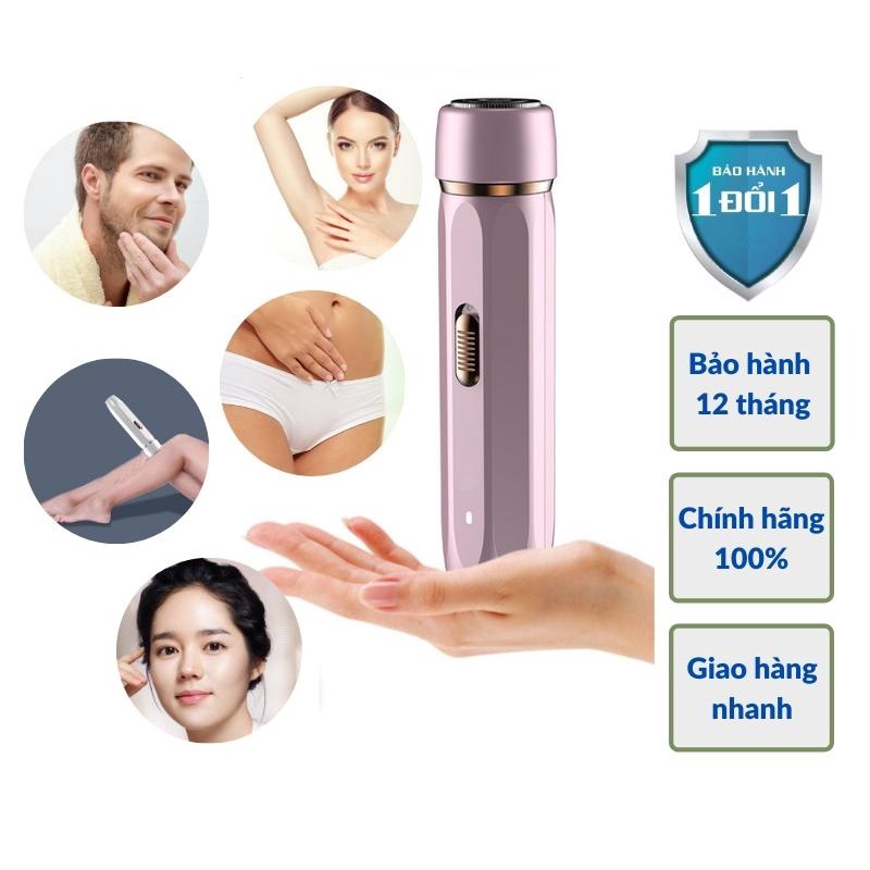 Máy Cạo Lông Vùng Kín Lông Nách Lông Mặt Cạo Râu Không Dây Sử Dụng Liên Tục Trong 1H ,Nhỏ bé cầm tay có thể sạc lại