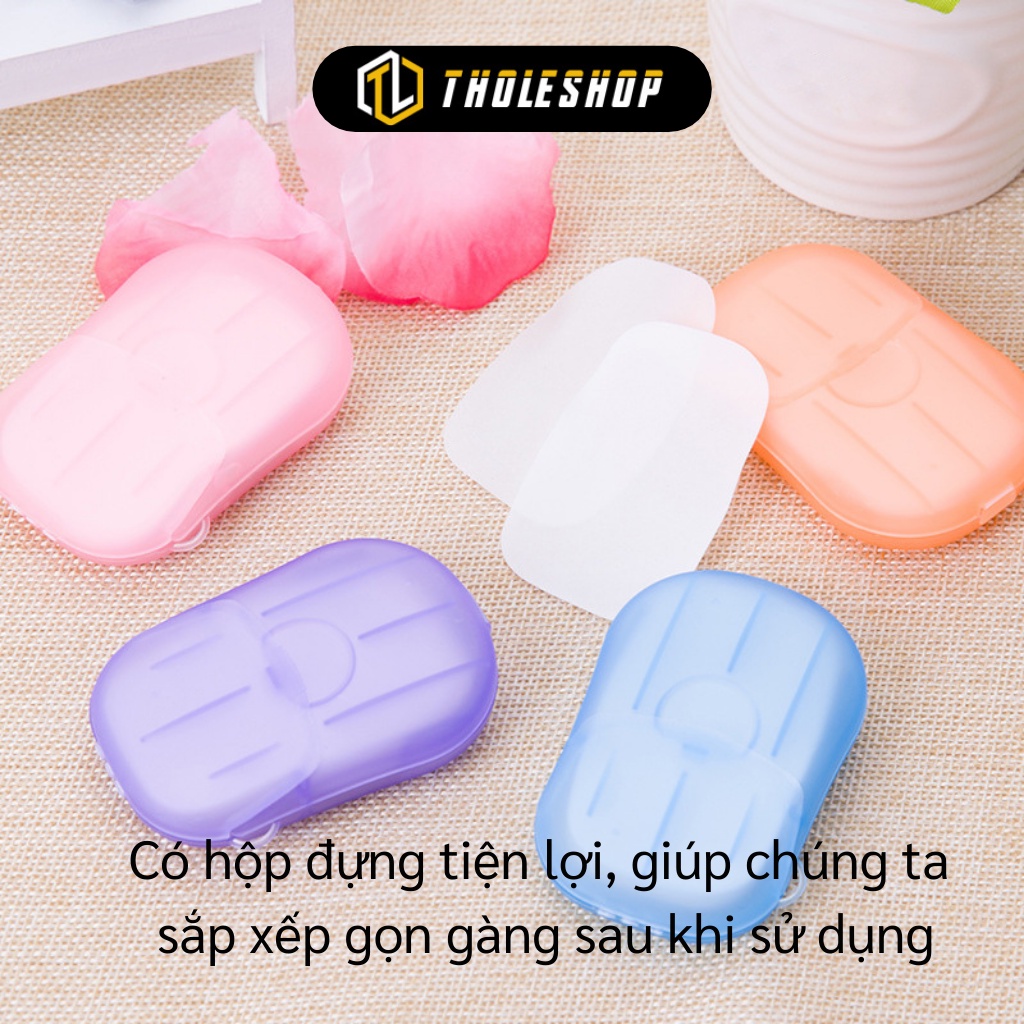 Xà Phòng Giấy - Hộp Xà Bông Khô Rửa Tay, Nhỏ Gọn Đem Đi Du Lịch 6441