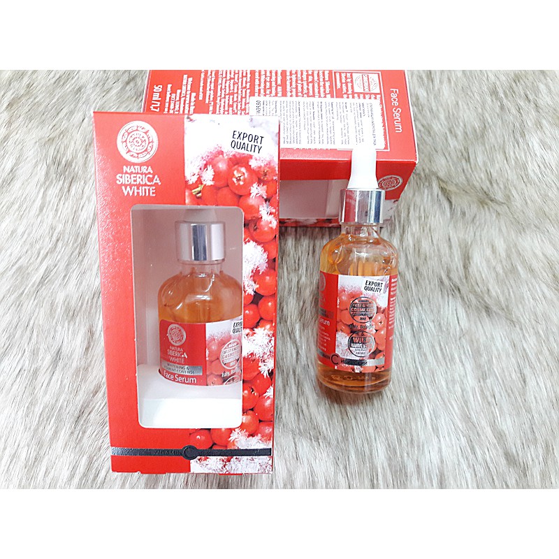 Tinh chất trắng da Natura Siberica Whitening & Wild Berries Face Serum