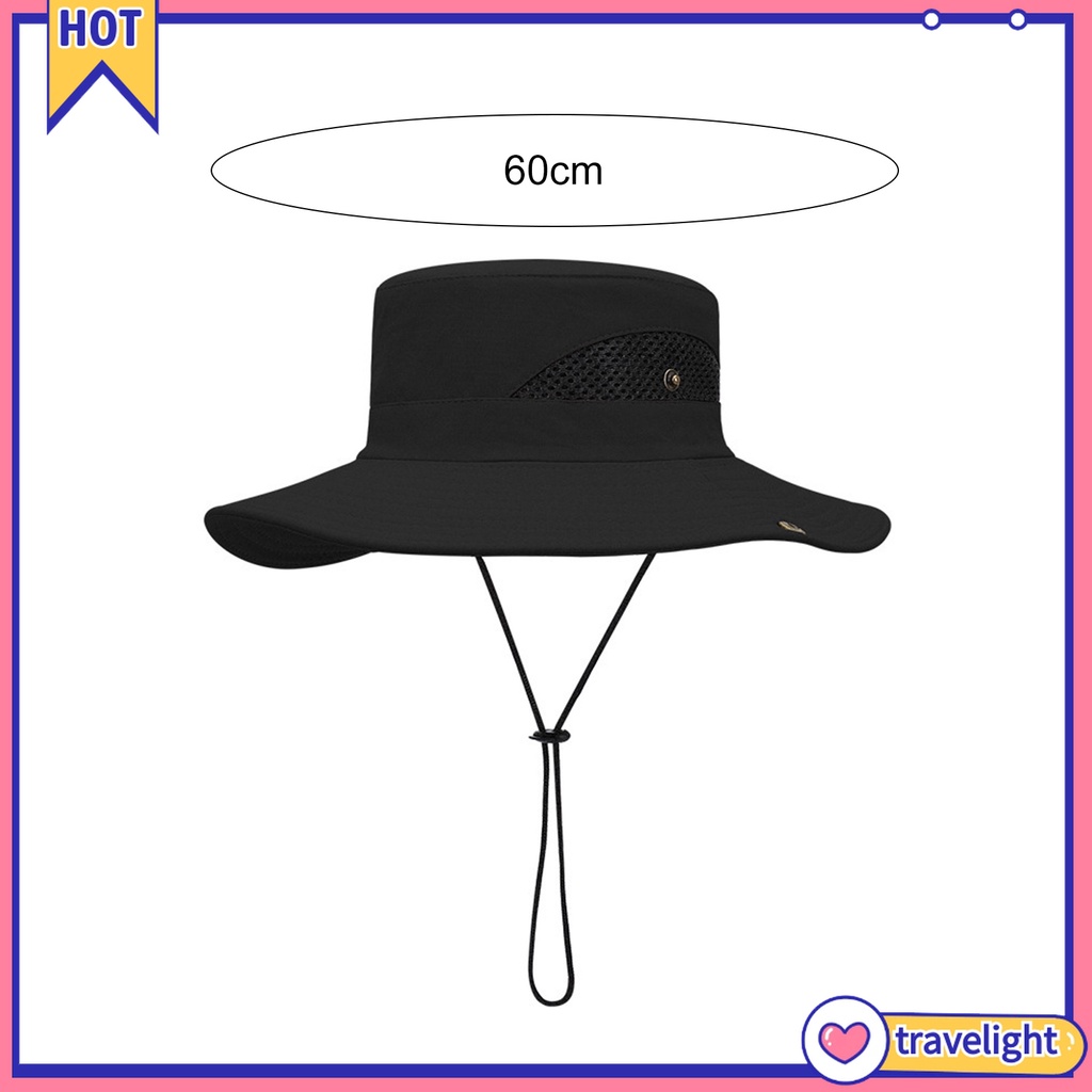 (Travelight) Nón vành rộng chống nắng chống tia UV thoáng khí xoay 360 độ cho nam