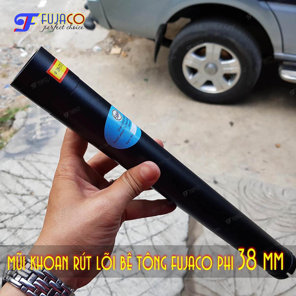 Mũi khoan rút lõi bê tông phi 38 mm - FUJACO