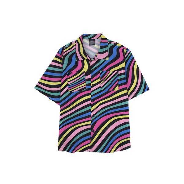 Áo sơ mi local brand Clownz Color Waves Short Sleeve Shirt