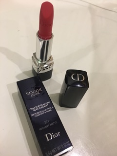 Son rouge dior 771 radiant matte