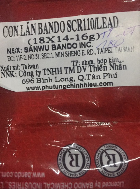 Bi nồi Bando ablate110 /lead 110/click 110/ vision chính hãng(bi côn ) xe tay ga Honda airblate (phụ tùng xe tay ga )