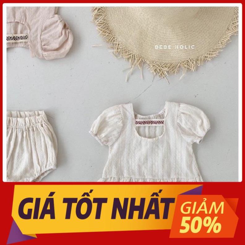 Áo bé gái, quần áo trẻ em gái từ 6 tháng đến 1 tuổi chất đẹp phong cách Hàn Quốc