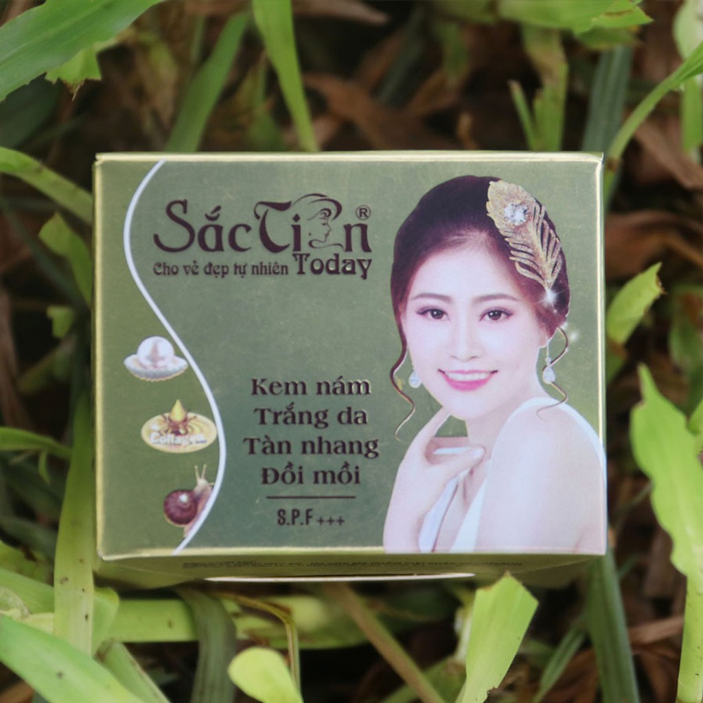 Kem nám trắng da tàn nhang đồi mồi Sắc Tiên Today 15gr