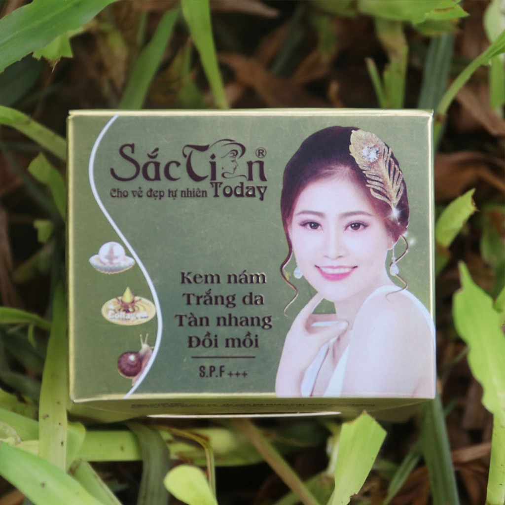 Kem nám trắng da tàn nhang đồi mồi Sắc Tiên Today 15gr(bao bì mới 8gr)