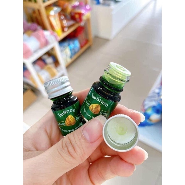 01 Lọ Dầu Lá Bồ Đề Po Thong 5ml Thái Lan Chính Hãng